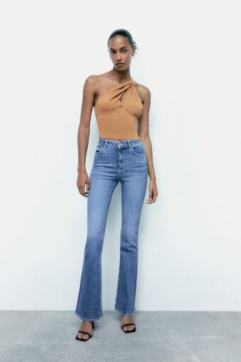 Zara Jeans z1975 high rise flare oferta