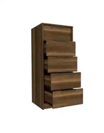 Flamingo Organizador wesley, cobre y wengue, con cinco cajones oferta