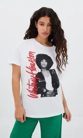 Stradivarius Camiseta whitney houston oferta