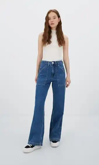Stradivarius Jeans straight carpenter oferta