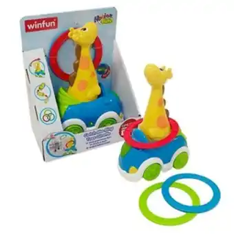 Alkosto Juguete para bebé jirafa para lanzar aros winfun oferta