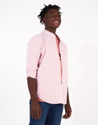 American Eagle Camisa de botones oxford ae de rayas oferta