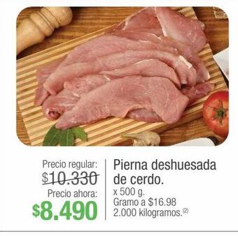 Jumbo Pierna deshuesada de cerdo. x 500 g oferta