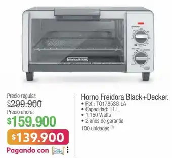Jumbo Horno freidora black+decker. oferta