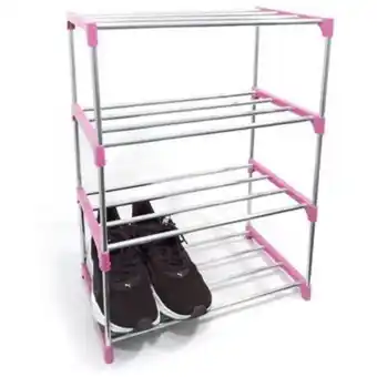 Linio Zapatera organizador de zapatos metálico 4 niveles oferta
