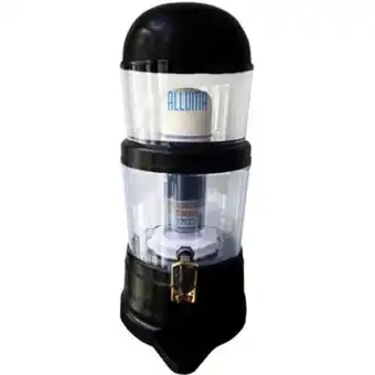 Linio Filtro purificador de agua alluma 14 litros minerales negro oferta