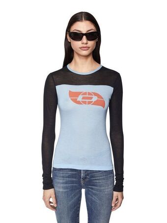 Diesel Camiseta para mujer t ina yoke 24354 oferta