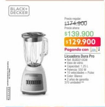 Jumbo Black+Decker - Licuadora Dura Pro oferta