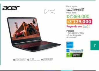 Jumbo Acer - Portatil oferta