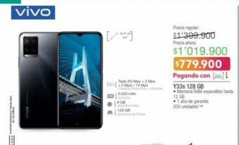 Jumbo Vivo - Y33s 128 GB oferta