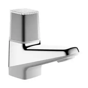 Tienda Cerámica Corona Grifería para lavamanos sencillo solid cristal oferta