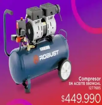 Easy Compresor SN Aceite 580W 24L oferta