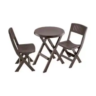 Almacenes La 13 Combo mesa plegable + 2 sillas plegables / rimax oferta