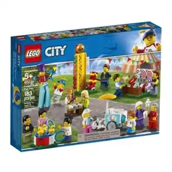 Alkosto Lego city set mini figuras de feria oferta