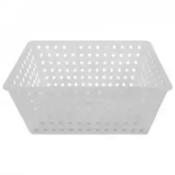 Cesta de plástico oza -blanco
