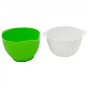 Set bowl 2lts + colador expressions kitchenware