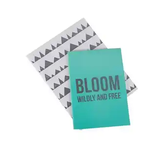 Panamericana Set de 2 libretas bloom wildly and free oferta