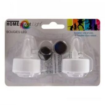 Home Sentry Set x2 velas led atmosphera-blanco oferta