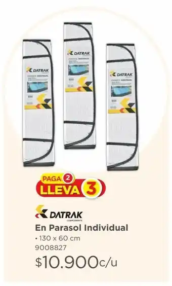 Easy Parasol individual datrak oferta