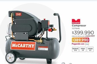 Easy Compresor mccarthy oferta
