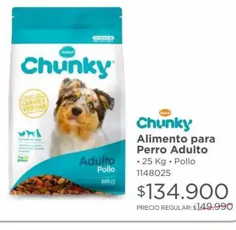 Easy Alimento para perro adulto chunky 25kg oferta