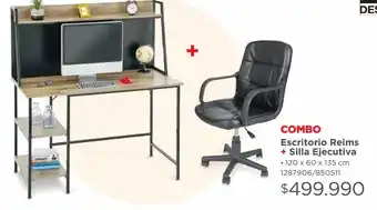 Easy Combo escritorio reims + silla ejecutiva oferta