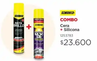 Easy Combo cera + silicona simoniz oferta