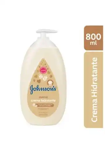 Dafiti Crema corporal bebé johnson's avena x 800 ml oferta