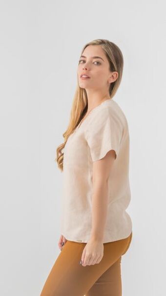Gino Passcalli Blusa lino oferta