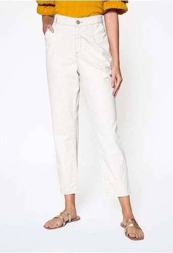 ELA Jean slouchy tiro alto crudo. oferta