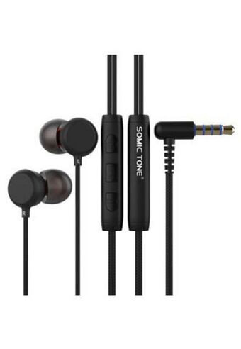 Audifonos in ear estereo deportivos manos libres s608 negro
