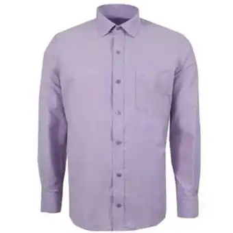 VO5 Camisa corbatera para hombre regular fir color lila en silueta regular fit oferta