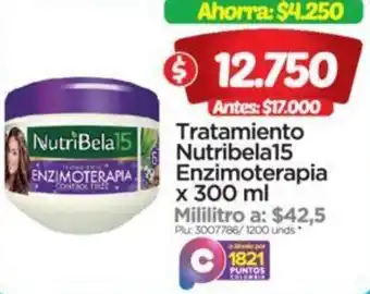 Surtimax Tratamiento NutriBela 15 Enzimoterapia x 300ml oferta
