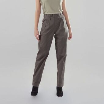 Fuera de Serie Pantalon tiro alto bolsillos laterales bota recta oferta