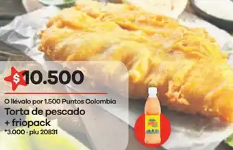 Éxito Torta de Pescado + Friopack oferta