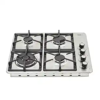 Haceb Estufa de empotrar tandoori inox 60x51 cm fogón dual gas natural haceb oferta