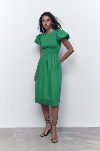 Zara Vestido combinado oferta