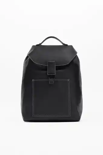 Zara Mochila piel solapa oferta