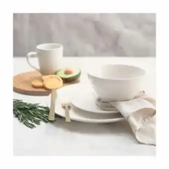 Alkosto Vajilla thomson pottery 4 puestos/16 piezas cerámica ripple oferta