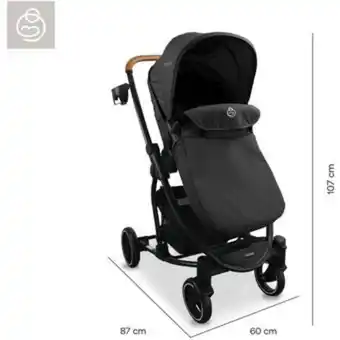 Linio Coche para bebe 2 en 1 tipo moises marca bebesit prima negro oferta