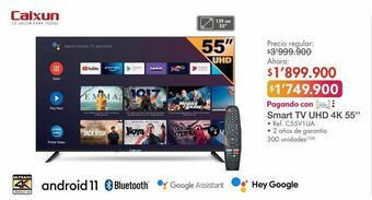 Metro Caixun smart tv uhd 4k 55'' • ref. c55v1ua oferta