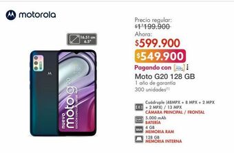 Metro Moto g20 128 gb oferta
