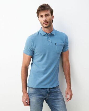Chevignon Camiseta de hombre tipo polo, slim fit manga corta - bolsillo de parche oferta