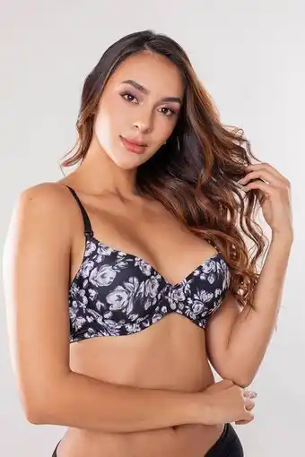 Lili Pink Brasier en microfibra x3 oferta