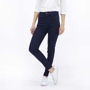 Fuera de Serie Jean muse tiro alto bota recta oferta
