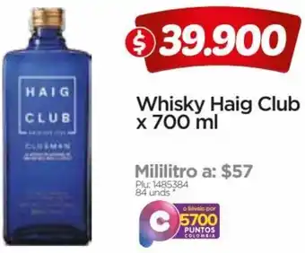 Surtimax Whisky Haig Club 700ml oferta