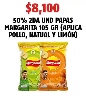 Oxxo Papas Margarita 105g oferta