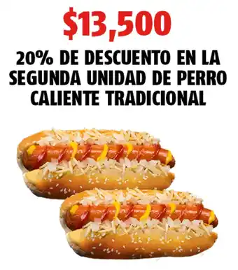 Oxxo La Segunda Unidad de Perro Caliente Tradicional oferta