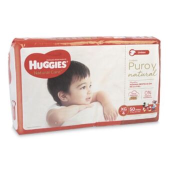 Makro Panal huggies natural care etapa-4 50u oferta