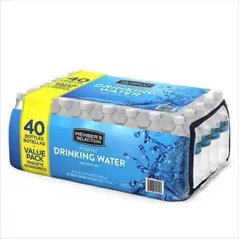 Carulla Agua purificada member's selection 40 unidades / 500 ml oferta